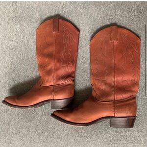 Vintage Dan Post Marlboro Cowboy Boots